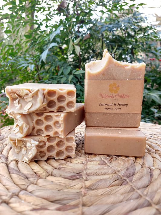 Oatmeal & Honey Goat's Milk Soap- Unscented